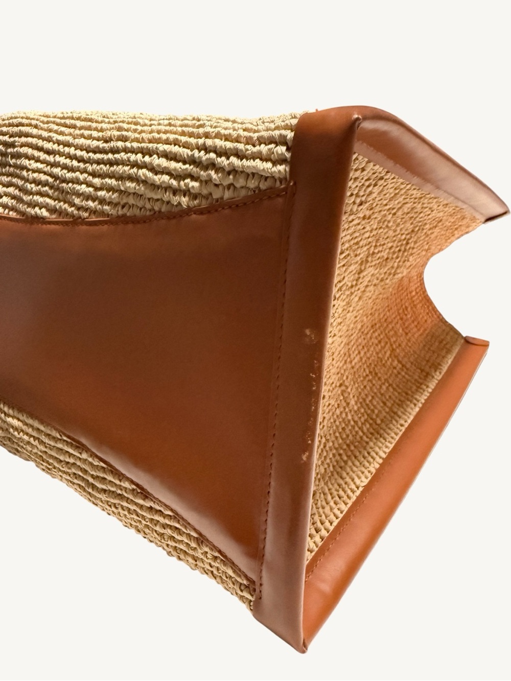 NWT Christian Louboutin Large By My Side Raffia Tote Bag Woven Travel Summer - Picture 16 of 16